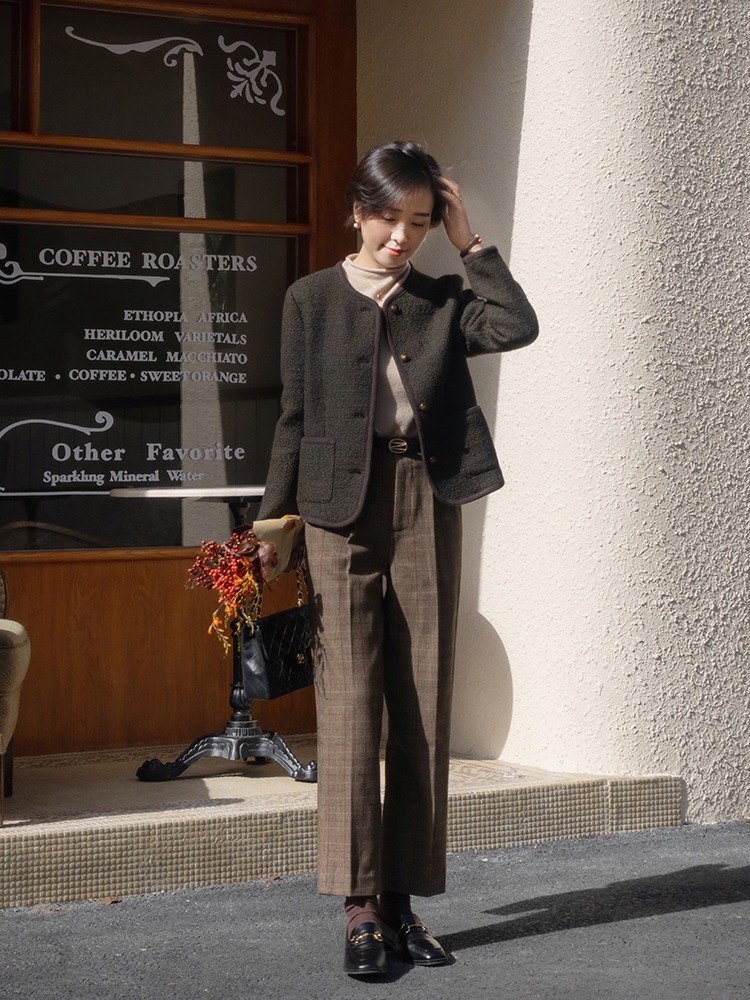 博主 今年冬天,见过世面的女人都爱“毛呢外套”,简单大气还耐看