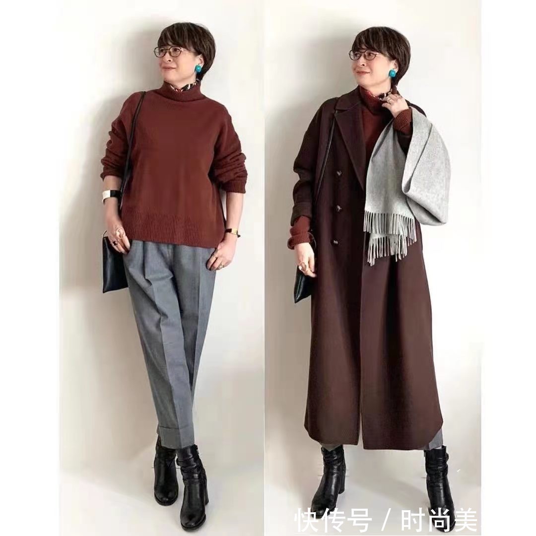 托特包|这才是60岁该有的打扮,穿得体面又优雅,每一套都高级洋气