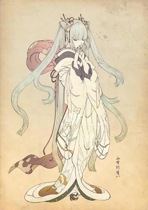 白雪公主|当二次元遇上浮世绘,艾莎成了画中人,白雪公主太美了快来认领