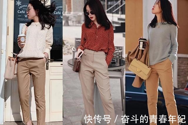 咖色 40岁女生穿搭要讲究点，这几个搭配套路，轻松打造优雅高级感范！