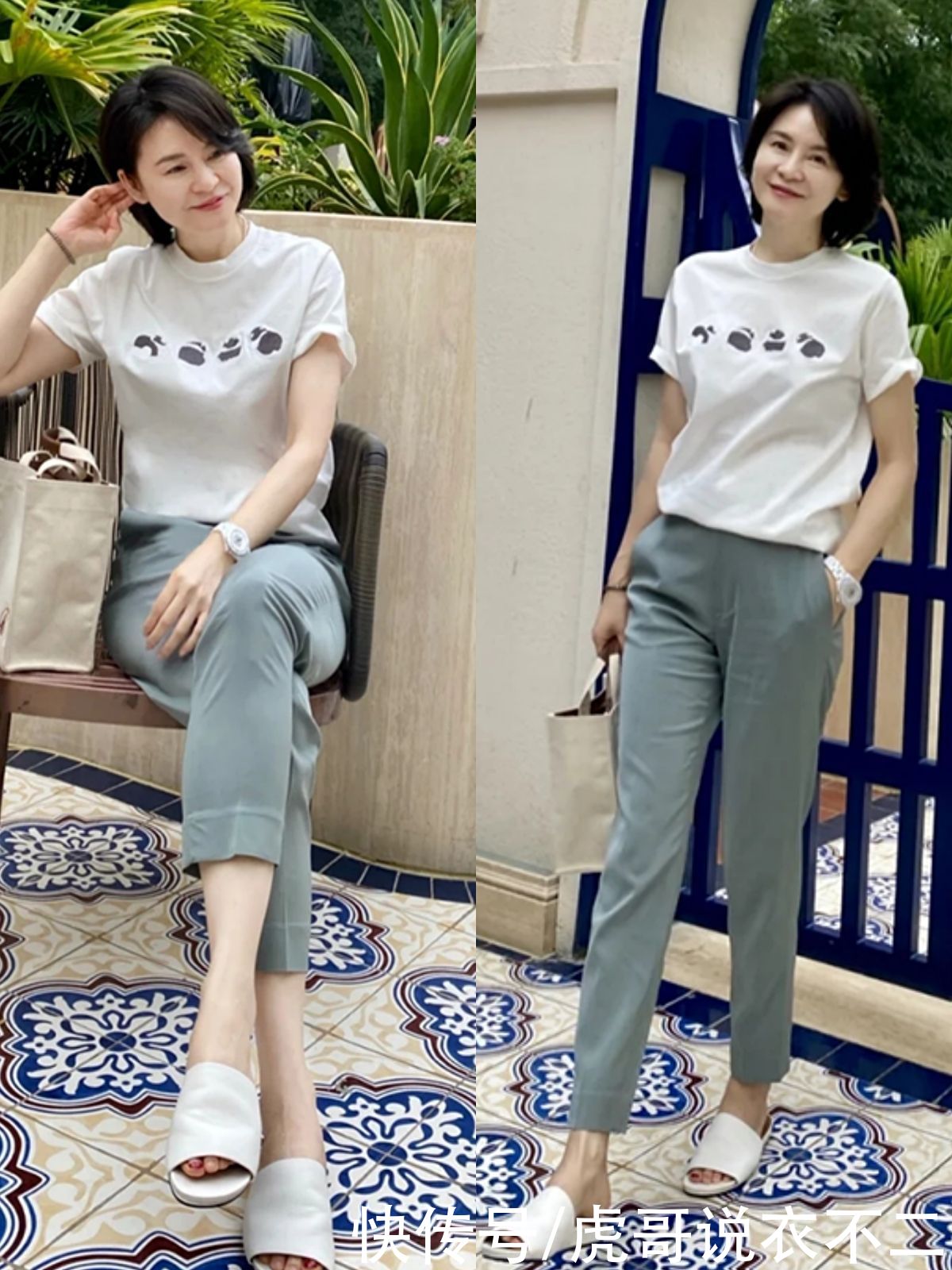 夏季|年过60岁的女人，建议多穿这3种实用裤子，夏季配衬衫T恤都高级