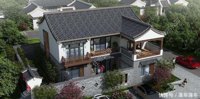 建筑|堂屋+土灶，这才是农村自建房该有的样子，都说最后一套最美！