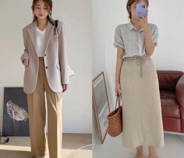 早秋|早秋韩式穿搭太美了, 休闲中有点小慵懒, 穿起来养眼舒适
