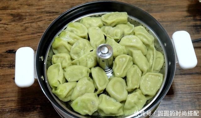 饺子|我家饺子最近常做这个馅,有荤有素营养好,青菜汁揉面孩子更爱吃