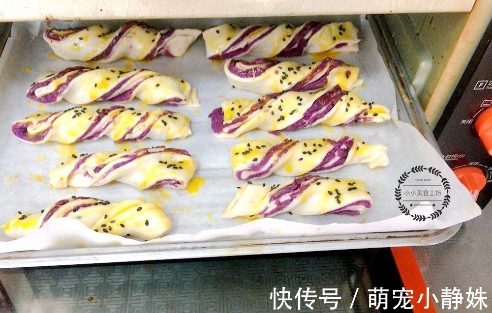 紫薯|2个紫薯2张手抓饼，教你做美味紫薯卷，无水无油，香甜酥脆真好吃