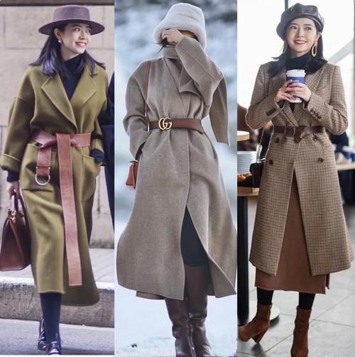 今冬流行的是“呢子大衣＋裤裙”，时髦洋气又保暖，三木教你搭配