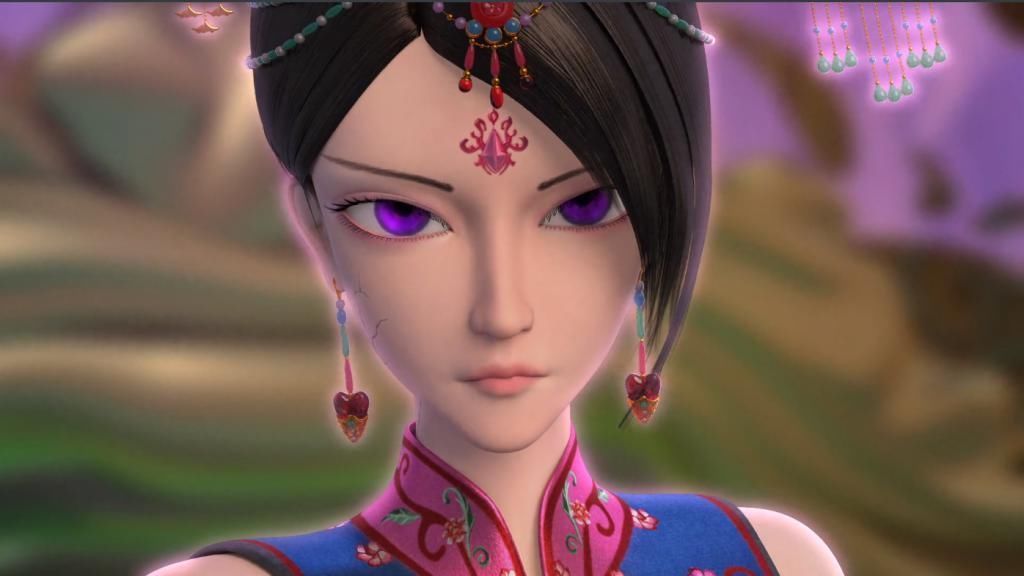 叶罗丽辛灵终于黑化,答应与曼多拉联手,紫色瞳孔冷漠表情太飒