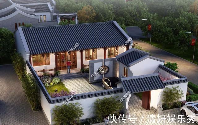 平面|2021年农村建房子,推荐这15套中式小院,造价便宜还实用