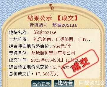 地价|近38亿!99宗成交!邹城土拍年度总结出炉!