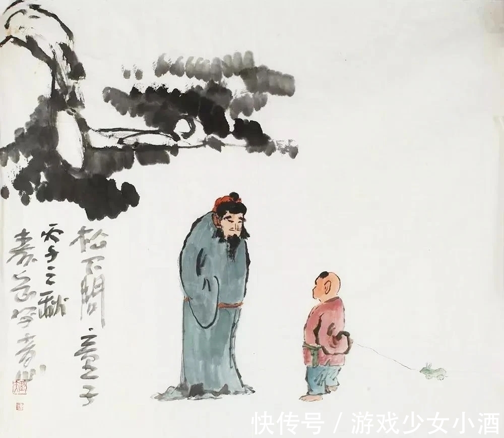 陈子庄@他贵为山水画大师的儿子,绕开中国画师承的最大忌讳,可敬可嘉!