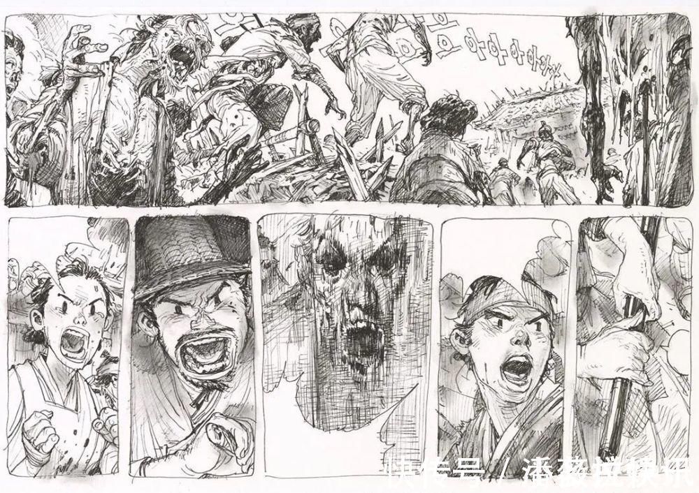 金政基!每天坚持画12个小时,“速写之神”金政基的无草稿速写