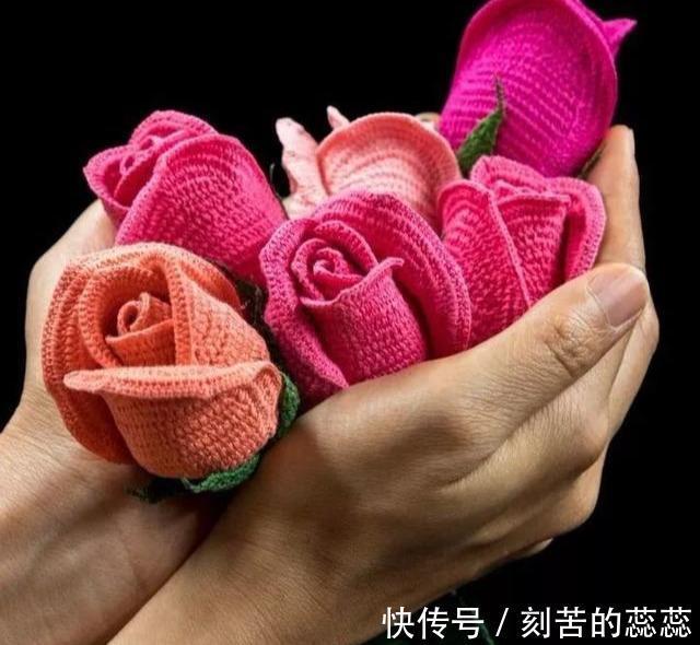 花瓣|钩针玫瑰花,这么漂亮的花,都是一针一线钩出来的!附图解教程