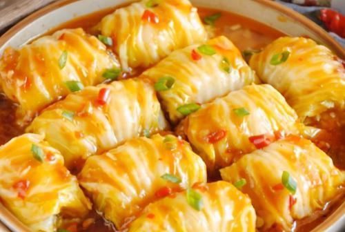 肉卷|冬天当时菜,一斤8毛钱,不炒也不炖,上锅一蒸就能吃,营养高