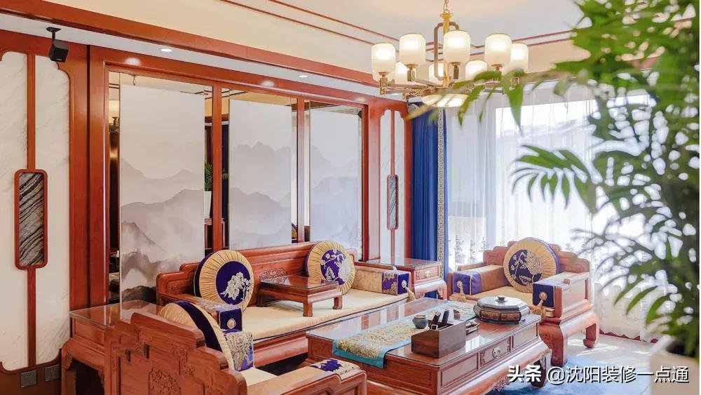 书房|125㎡中式装修实景案例