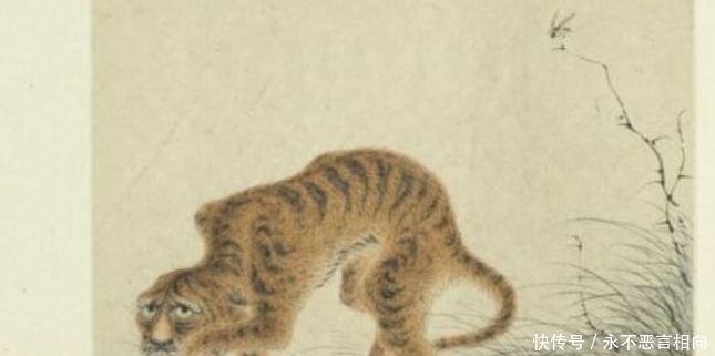 经典|他把老虎画成“丧家犬”,为何被评为名画?放大10倍,才是经典