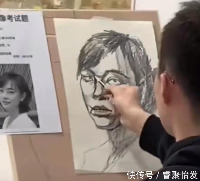 艺考#当美术生学渣开始画明星,画风变得清奇,老师:确定不是黑粉?