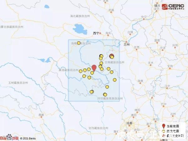 历史地震|甘肃甘南州玛曲县发生3.8级地震