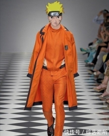 t台|当火影忍者变成时装模特，小樱很飒，我爱罗的头发和衣服完美搭配