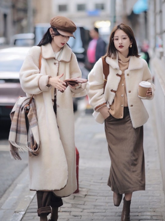大衣|冬天了怎么穿?建议和姐妹安排上“闺蜜装”,出街回头率百分百!