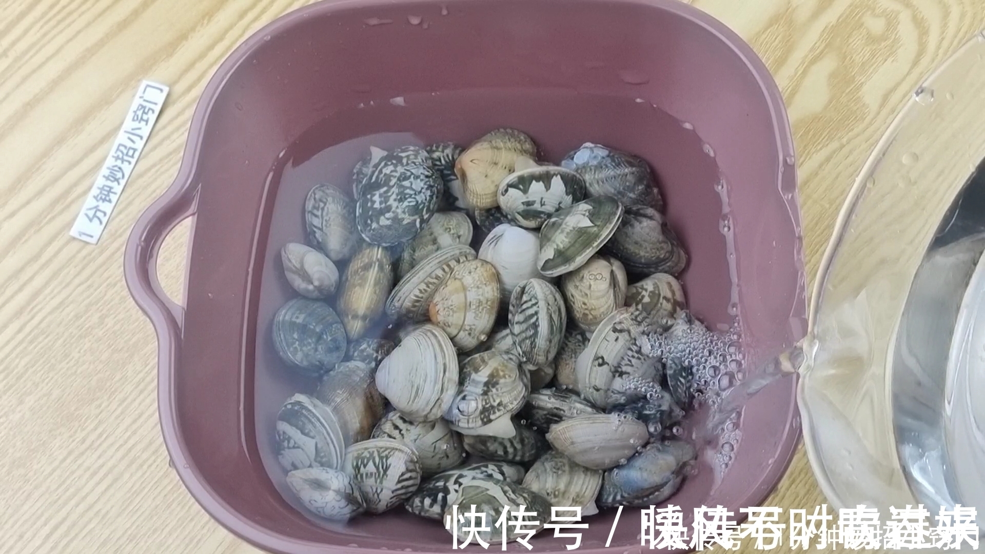 洗花蛤时,不要加盐了!老渔民:教你一招,花蛤疯狂快速吐沙