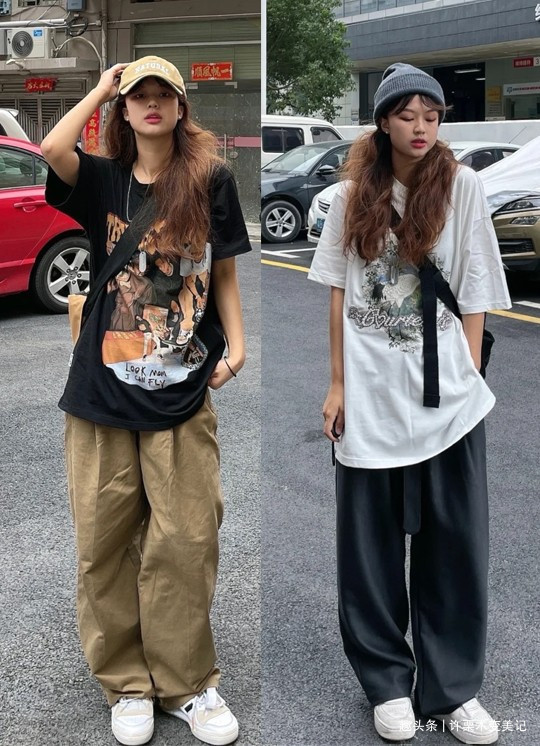 三木 穿阔腿裤该怎么搭上衣看三木妈亲身示范，优雅减龄超洋气