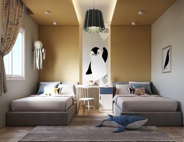 千年隼|时尚的现代儿童房创意,实用的儿童房设计