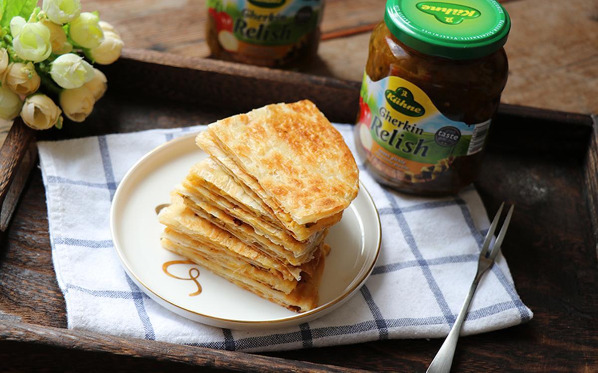 好吃|青瓜蓉蛋酥饼，酥脆美味，健康好吃