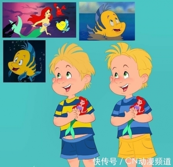 拟人化|迪士尼动画动物拟人化,花栗鼠变成帅哥,费琳化身美少女