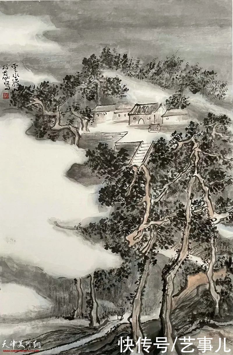 汤莉|天津美术学院首届“水墨为上”山水画高研班教学回顾