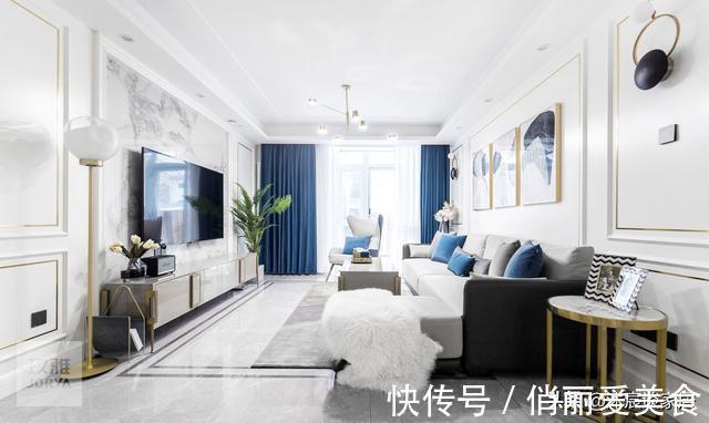 进门处|若再买房,我就像她家这样装,现代轻奢风精致又高级,生活很有品