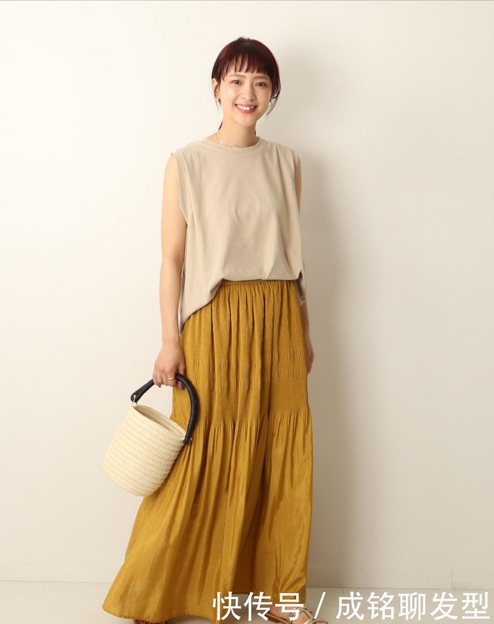 腰线|小个子穿搭模板，身高155日本博主示范显高穿法，轻松穿出高挑感