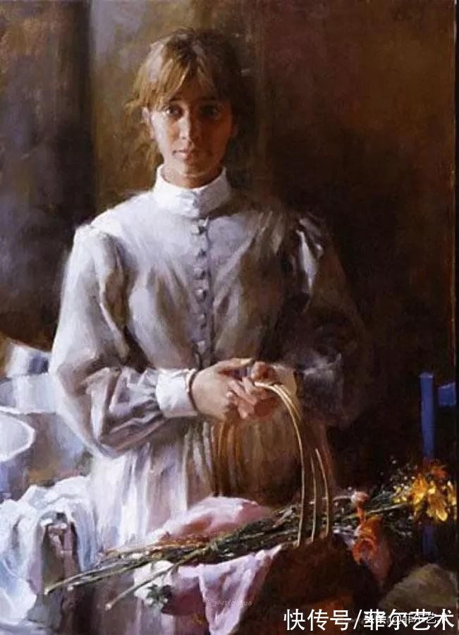 油画#色彩浓郁透明感富有表现力与感染力~画家摩根·威斯特林油画欣赏