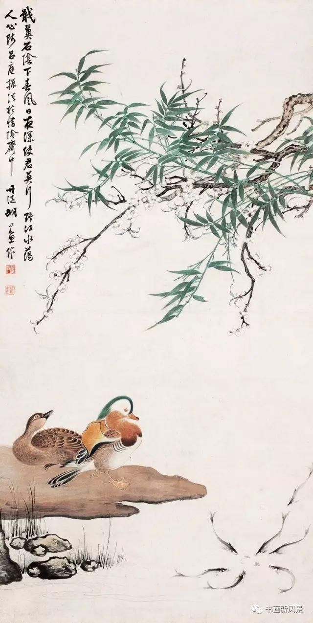 工笔|胡若思不仅山水画得好，花鸟也醉人