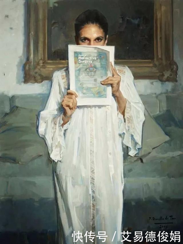 马拉加#他被指定为西班牙国王和王后的肖像画官方画师,擅长画美人