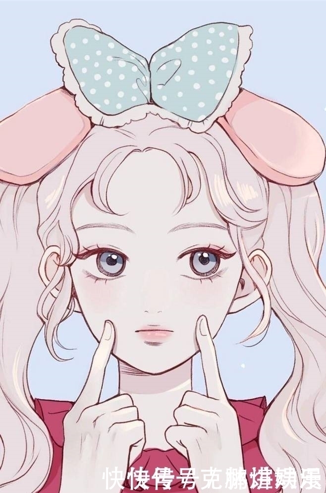 头像|一组少女心十足的好看插画,很适合做卡通动漫头像哦!