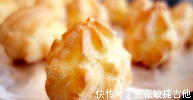 甜点|香浓美味，细腻奶香，酥脆奶油泡芙，在家即可享受到的美味甜点！