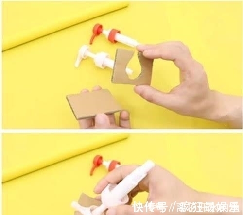 纸板|洗洁精压嘴别扔掉,装在灶台下,老妈直夸我