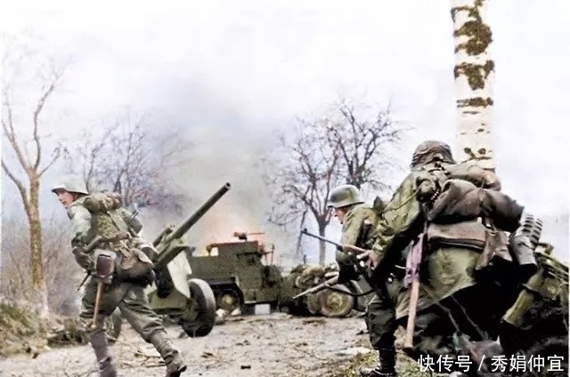 彩色|一组彩色处理后的二战照片,重现德军当时战况