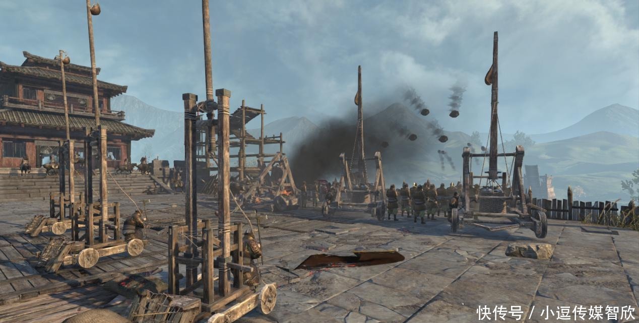 抛石机 古代战场上的黑科技 没有弹簧也能远距离重创敌人 全网搜