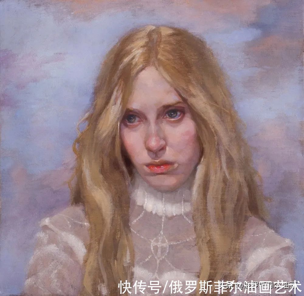 油画&美国画家桑德拉·弗朗德的油画里,充满了微妙而引人注目的情感