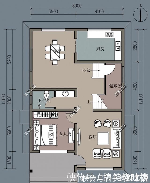 户型|农村建两层有什么好户型,20万之内能建好的5套小户型推荐
