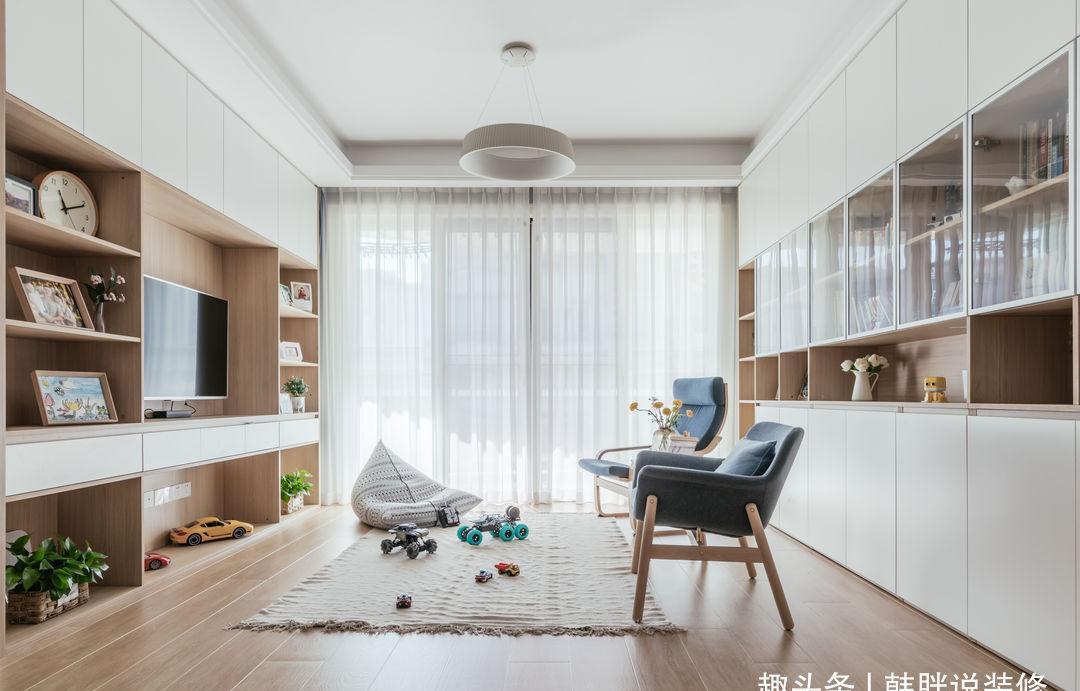 装修|新房坚持“去客厅化”,进门就被玄关吸引了,这样装修太有远见了