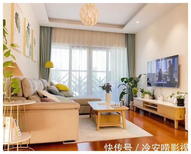 落地窗|她家72平米,面积不大,但足够温馨舒适,以后买了房可以照着装