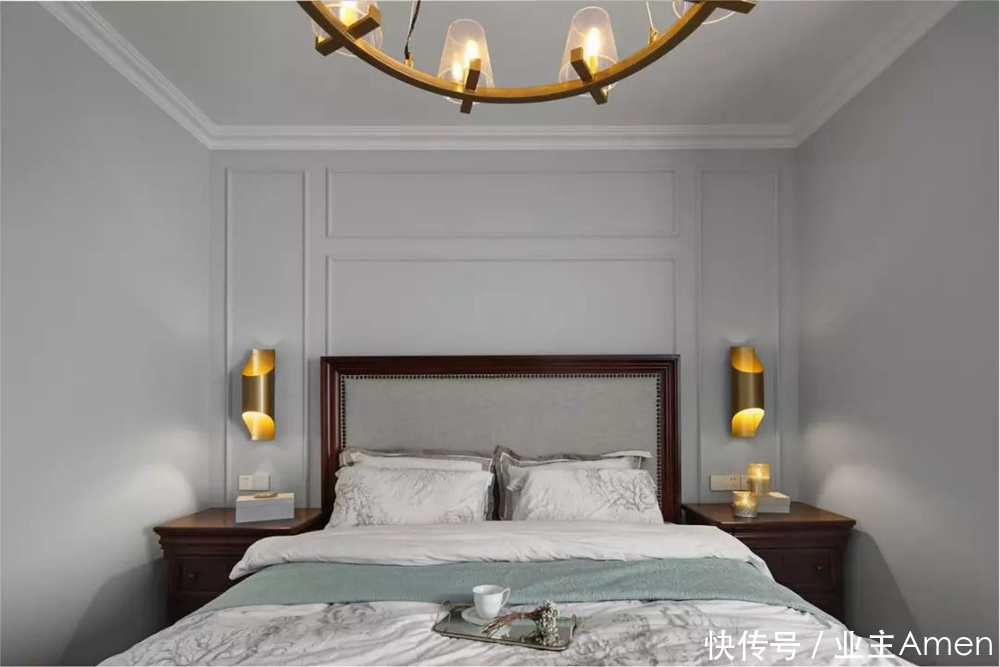 轻奢风格|大房型想设计美式轻奢风格,187平的大平层这样设计,优雅高品质