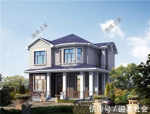 卧室|适合农村75平宅基地的自建房图,总有一款是你的心头好