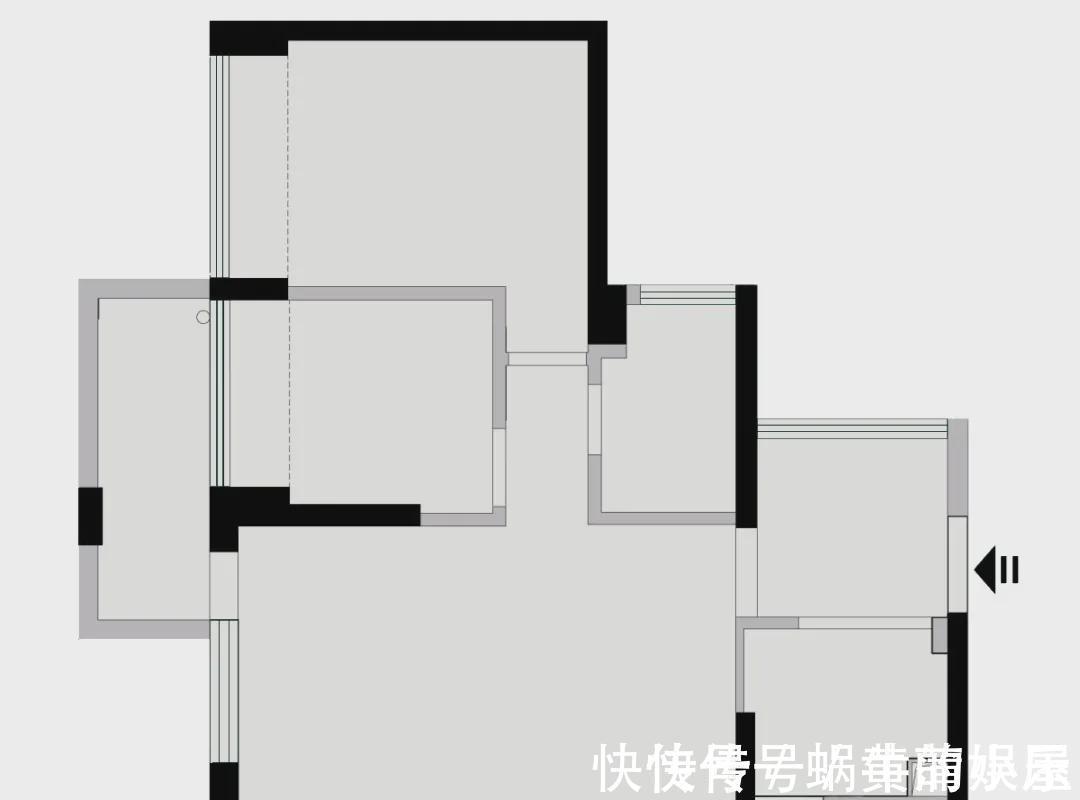 齐家云云|87㎡舒适养心的北欧风两居,一抹复古墨绿色,好看到受不了~
