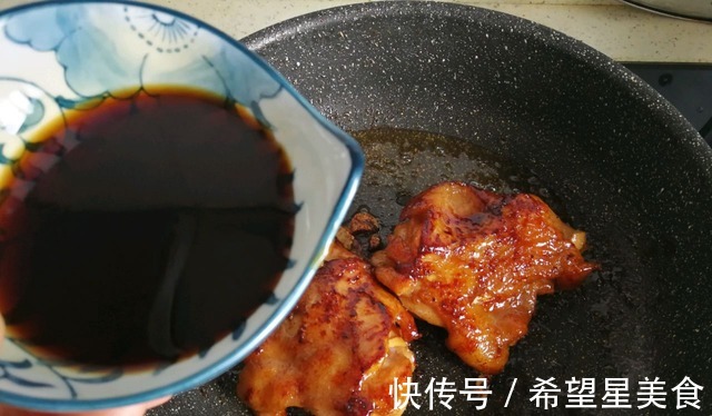 照烧鸡腿饭,家常做法很简单,味道好吃颜值高!