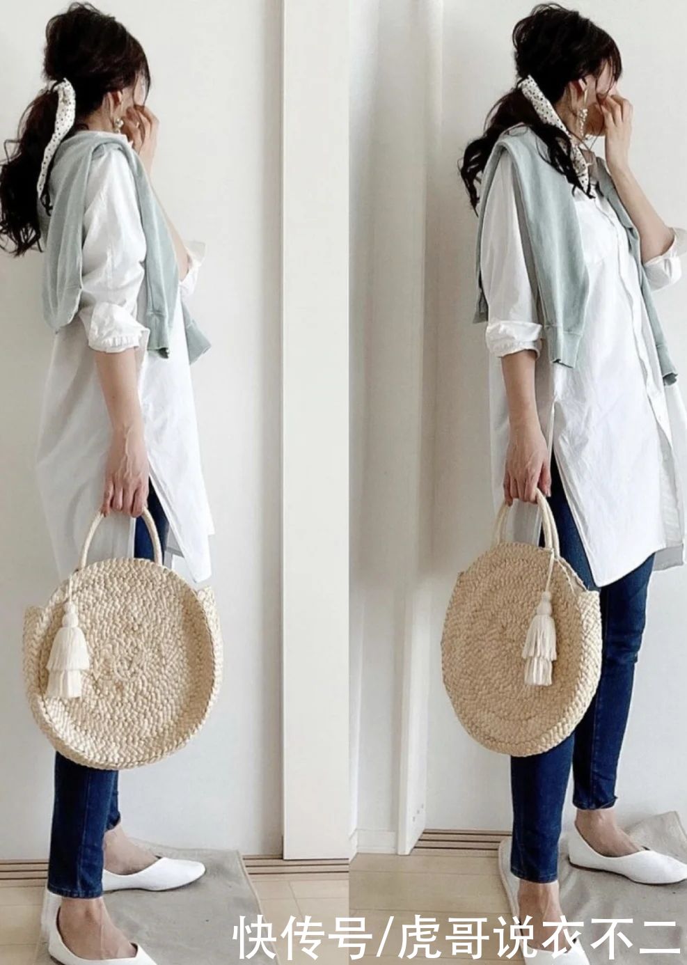 越简约越气质！日本小姐姐的初夏基础款搭法，美得温柔优雅又高级