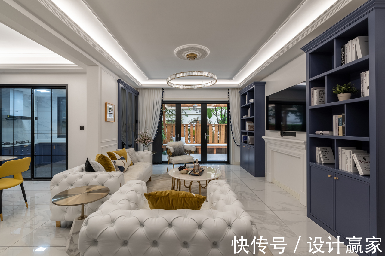 自由地带|200㎡法式叠拼,庄重浪漫有格调,叫人爱得不行