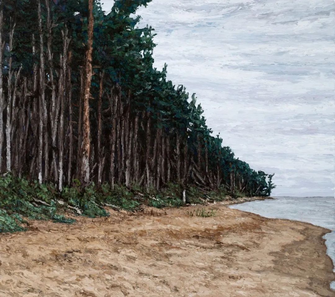 加拿大画家马特·巴恩的风景油画,笔触流畅,大美